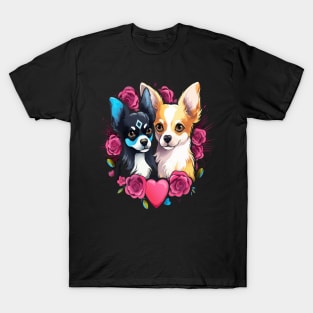 Chihuahua Couple Valentine T-Shirt